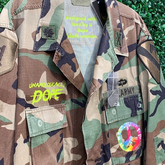 UnApologetically Dope: Vintage Camo BDU Jacket - Picture 6 of 9